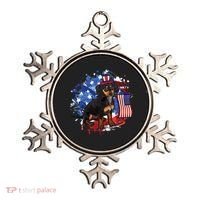 American Flag Dachshund Dog Cool Ornament thumb 0