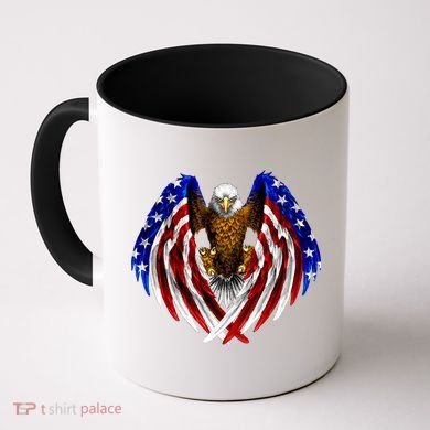 American Flag Eagle Coffee Mug