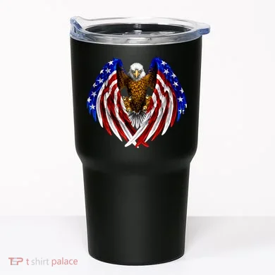 American Flag Eagle Tumbler