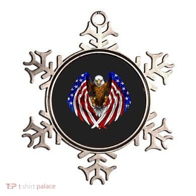 American Flag Eagle Ornament