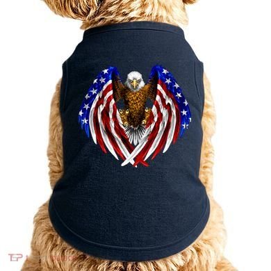 American Flag Eagle Doggie Tank