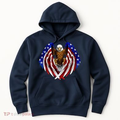 American Flag Eagle Hoodie