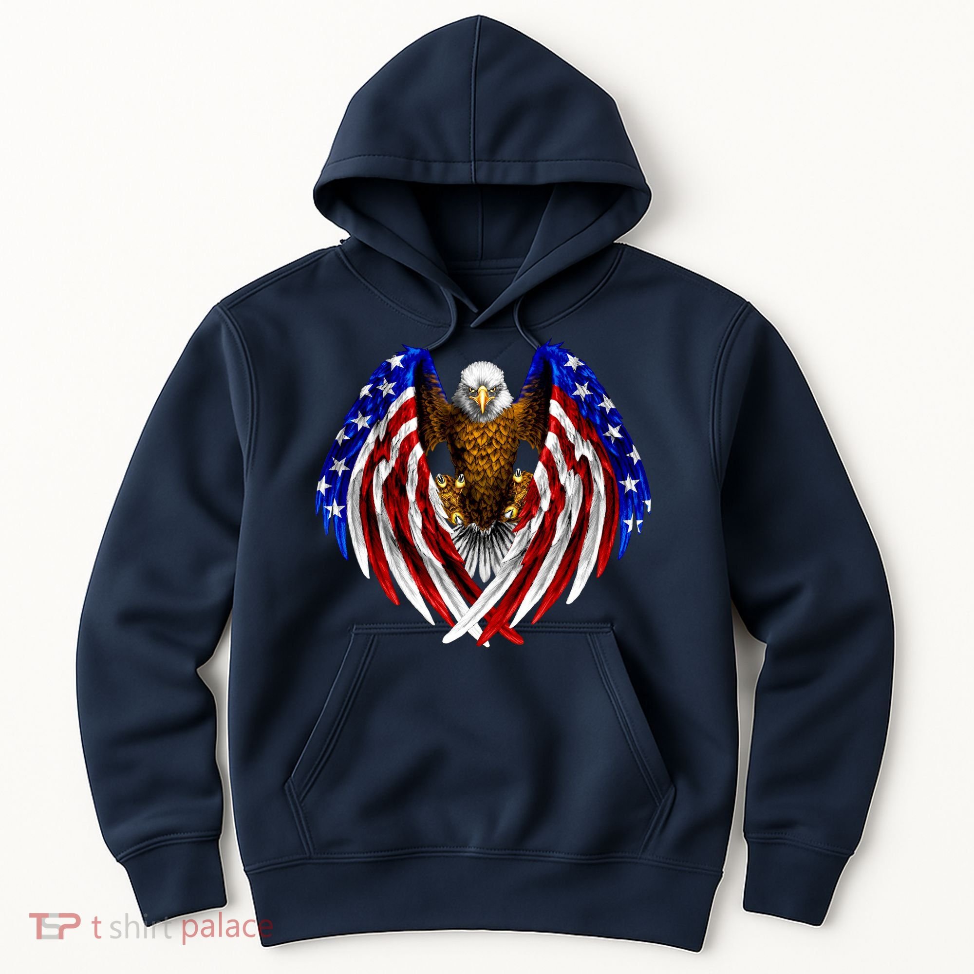 American Flag Eagle Hoodie