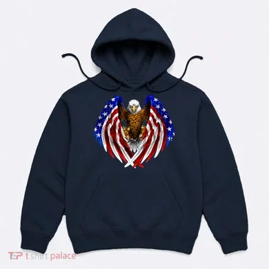 American Flag Eagle Hoodie