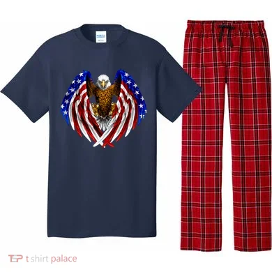 American Flag Eagle Pajama Set