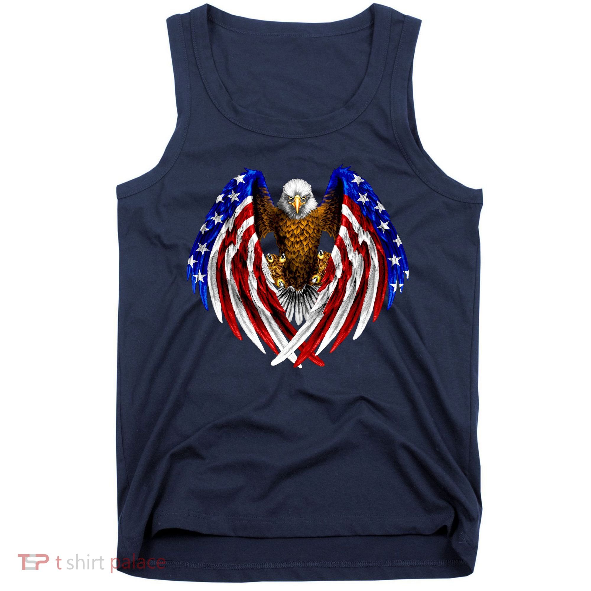 American Flag Eagle Tank Top