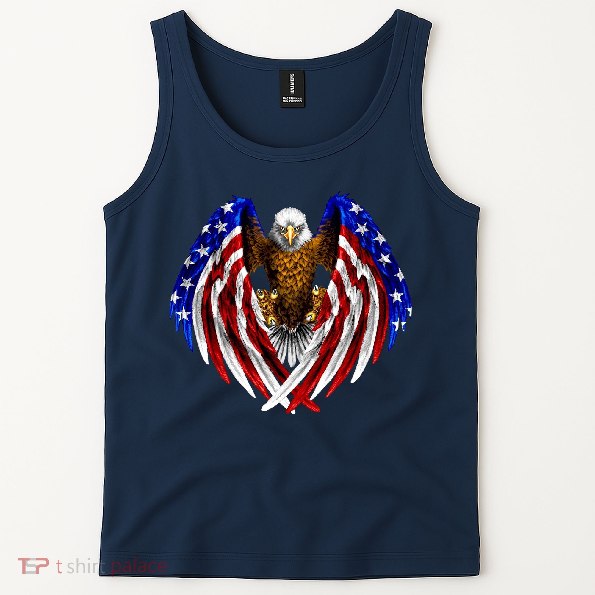 American Flag Eagle Tank Top