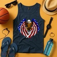 American Flag Eagle Tank Top thumb 4
