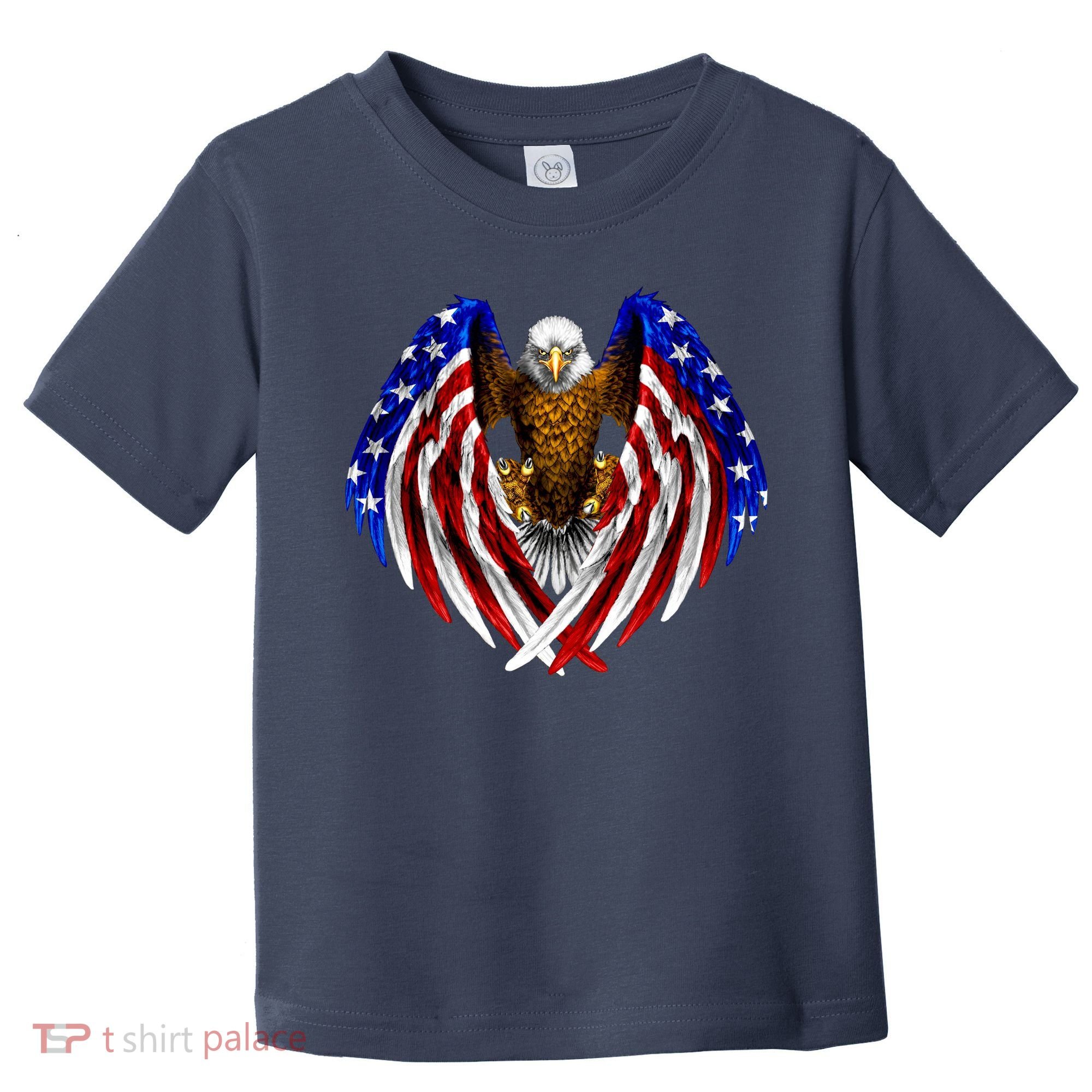 American Flag Eagle Toddler T-Shirt