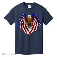 American Flag Eagle Kids T-Shirt thumb 0