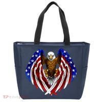 American Flag Eagle Tote Bag thumb 0