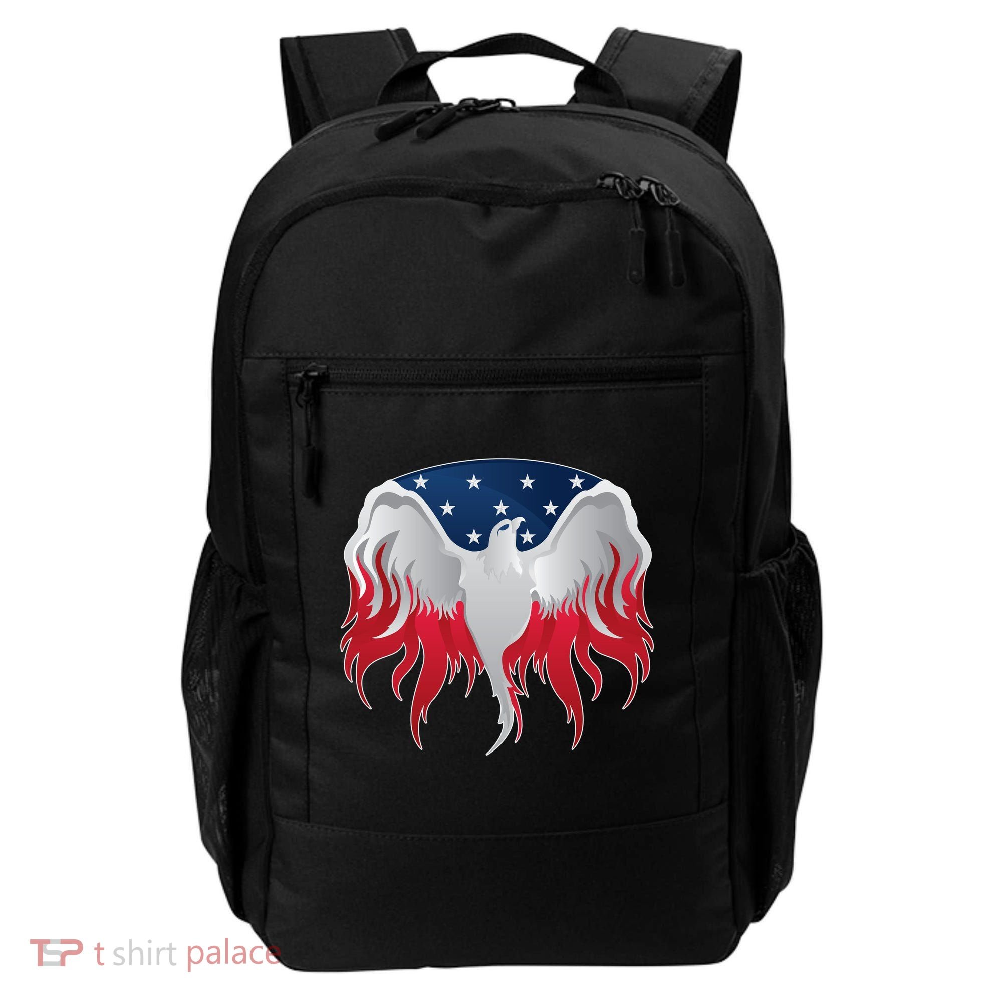 American Flag Eagle USA Illustration Backpack