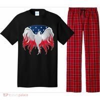 American Flag Eagle USA Illustration Pajama Set thumb 0