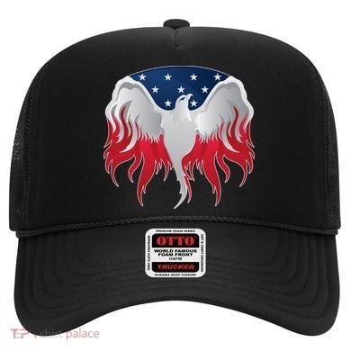 American Flag Eagle USA Illustration Hat
