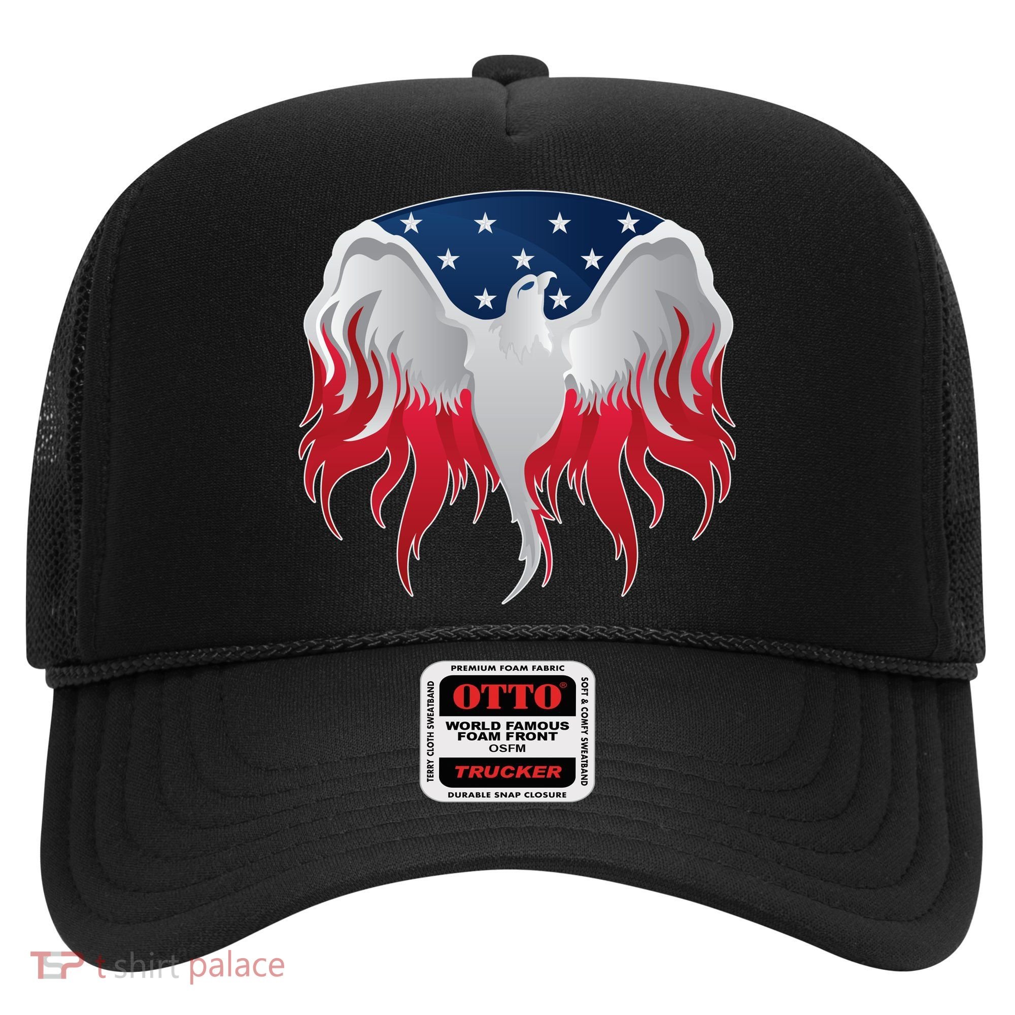 American Flag Eagle USA Illustration Hat