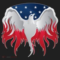 American Flag Eagle USA Illustration Hat thumb 2