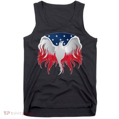 American Flag Eagle USA Illustration Tank Top