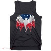 American Flag Eagle USA Illustration Tank Top thumb 0