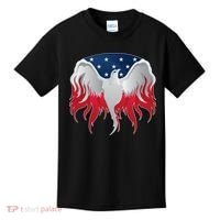 American Flag Eagle USA Illustration Kids T-Shirt thumb 0