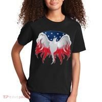 American Flag Eagle USA Illustration Kids T-Shirt thumb 2