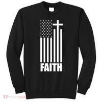 American Flag Faith Cross Sweatshirt thumb 0