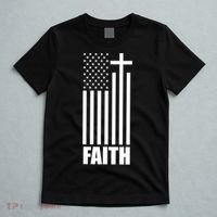 American Flag Faith Cross T-Shirt thumb 5