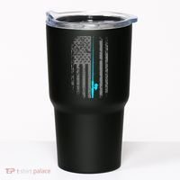 American Flag Fishing Pole Tumbler thumb 0