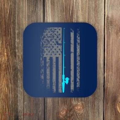 American Flag Fishing Pole Coaster