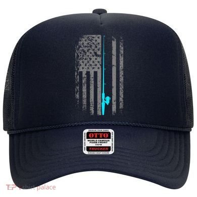 American Flag Fishing Pole Hat
