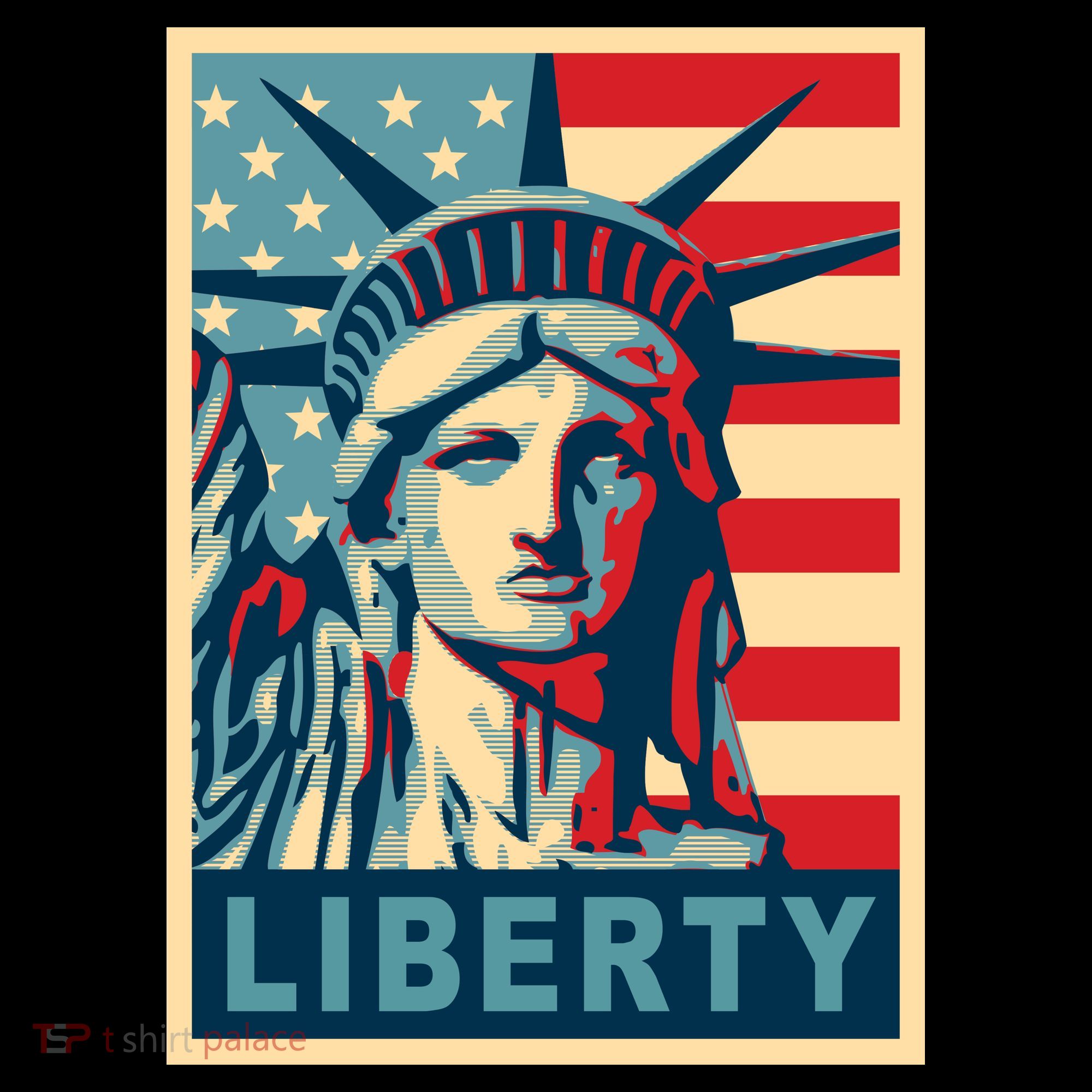 American Flag Statue Of Liberty Coffee Mug