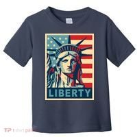 American Flag Statue Of Liberty Toddler T-Shirt thumb 0