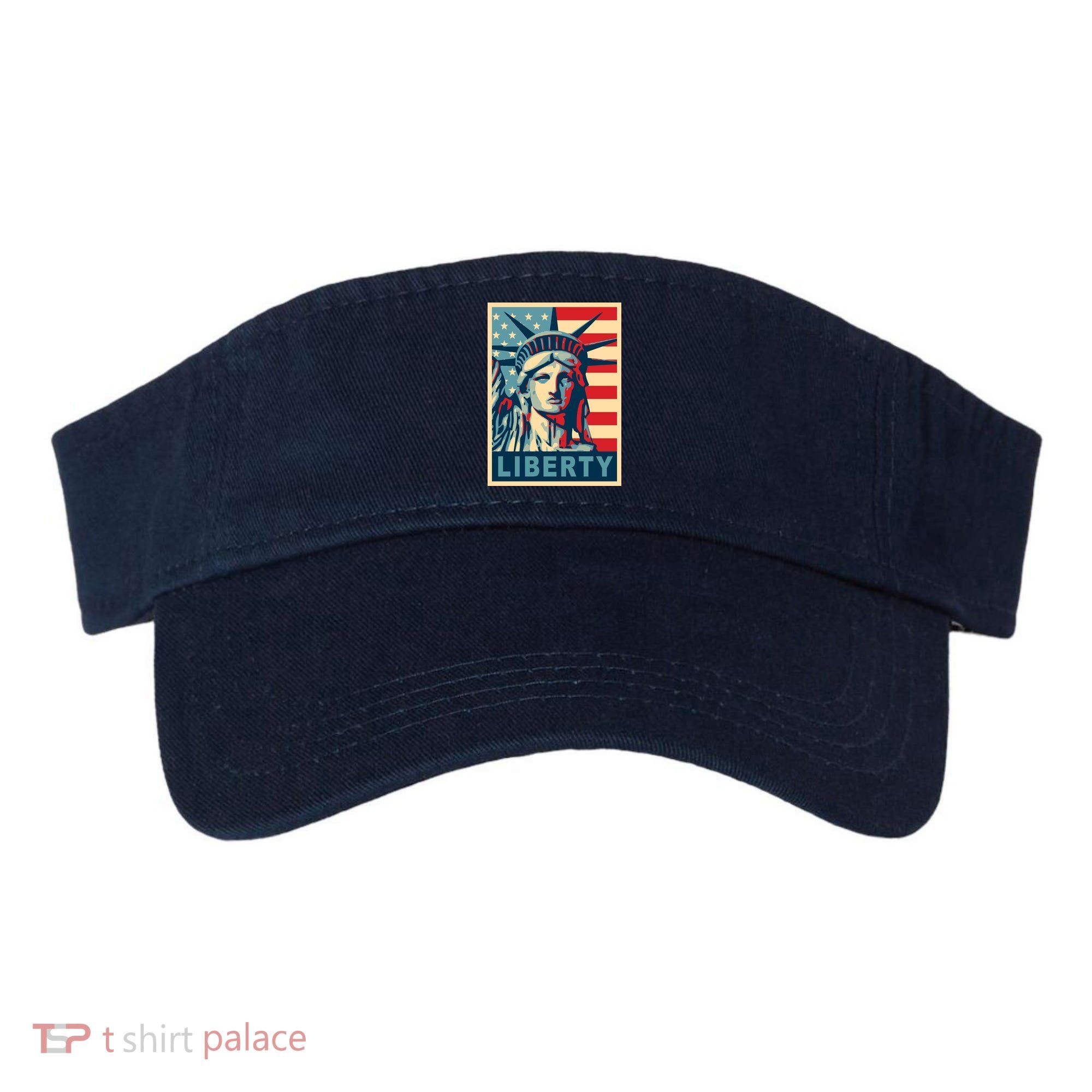 American Flag Statue Of Liberty Visor