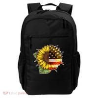American Flag Sunflower Backpack thumb 0