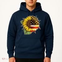 American Flag Sunflower Hoodie thumb 2