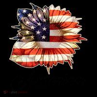American Flag Sunflower USA Coffee Mug thumb 5
