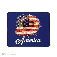 American Flag Sunflower USA Mousepad thumb 0