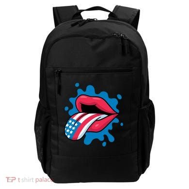 American Flag Tongue Backpack