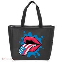 American Flag Tongue Tote Bag thumb 0