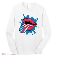 American Flag Tongue Long Sleeve Shirt thumb 0