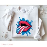 American Flag Tongue Sweatshirt thumb 2