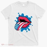American Flag Tongue T-Shirt thumb 0