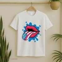 American Flag Tongue T-Shirt thumb 2