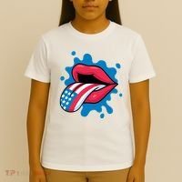 American Flag Tongue T-Shirt thumb 4