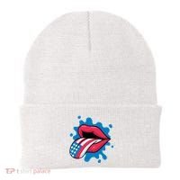 American Flag Tongue Beanie thumb 0