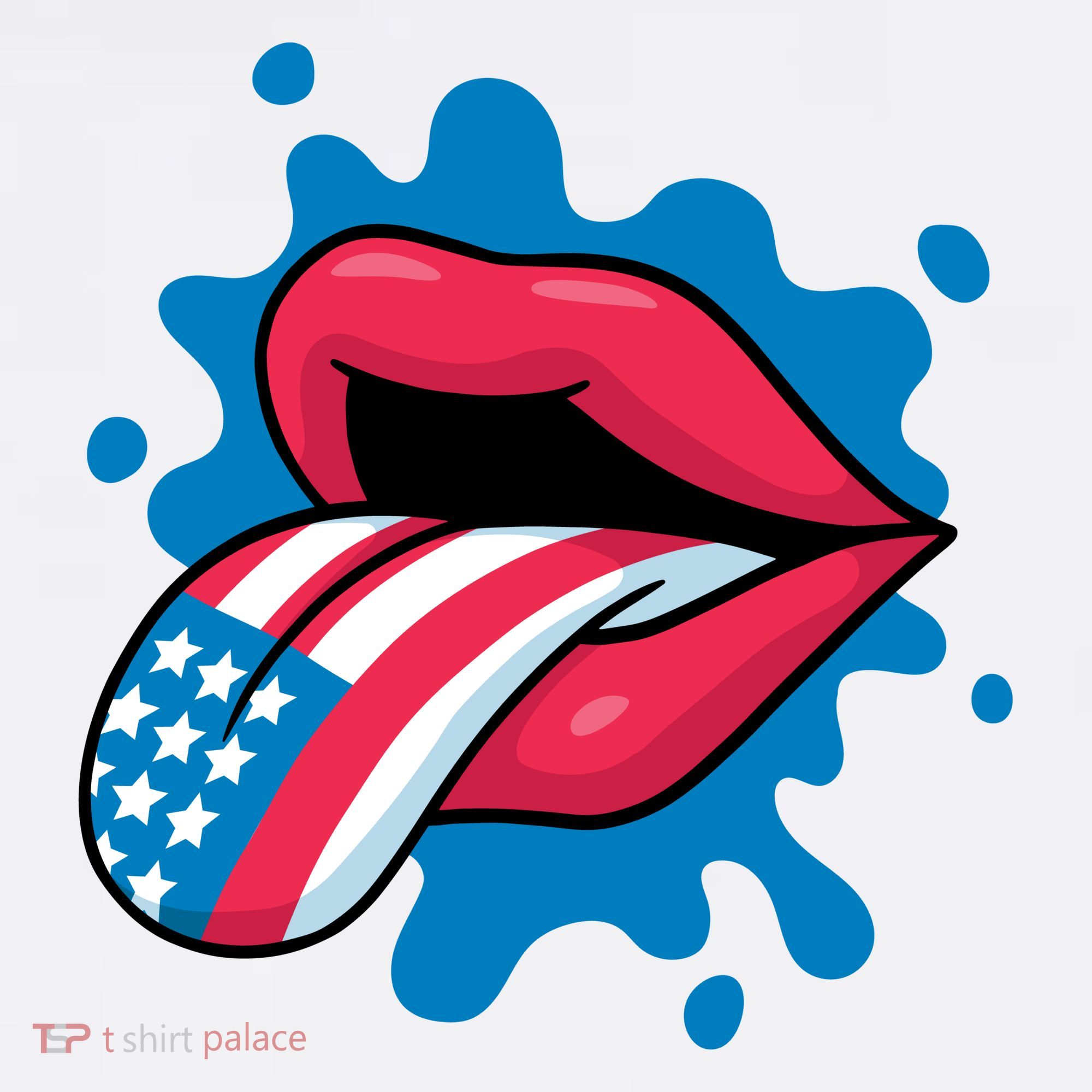 American Flag Tongue Tumbler