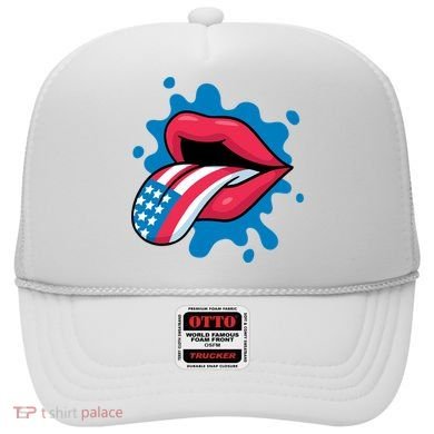 American Flag Tongue Hat