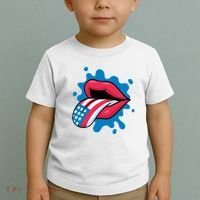 American Flag Tongue Toddler T-Shirt thumb 2
