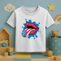 American Flag Tongue Toddler T-Shirt thumb 3