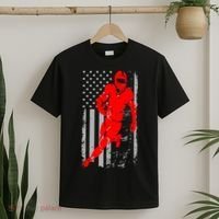 American Football Vintage Flag USA T-Shirt thumb 2
