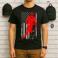 American Football Vintage Flag USA T-Shirt thumb 6